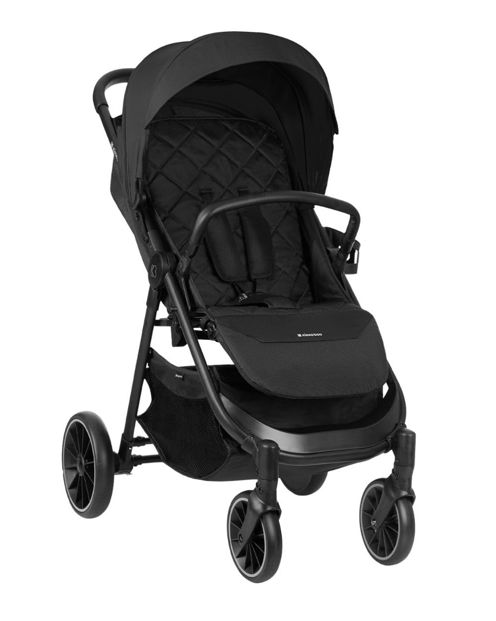 Kikkaboo passeggino Sarah pieghevole, regolabile, portabicchieri, fino a 22 kg, colorazione:nero