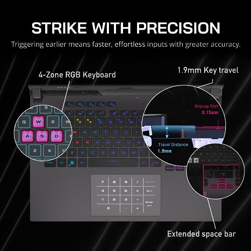Image of ASUS TUF A16 Gaming Laptop, 16 inch FHD 165Hz, AMD Ryzen 7 7735HS, 16 GB DDR5, 1 TB SSD, AMD Radeon RX 7700S, Backlit KB, WiFi 6, Windows 11 Pro, with Office Pro Lifetime License & Designed Mouse