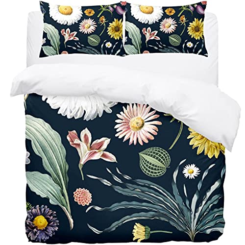 Parure de lit housse de couette imprimée fleurs pour renouveler votre déco - 2