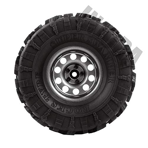 INJORA 2,2 4Pcs Pneumatici con Beadlock Cerchione