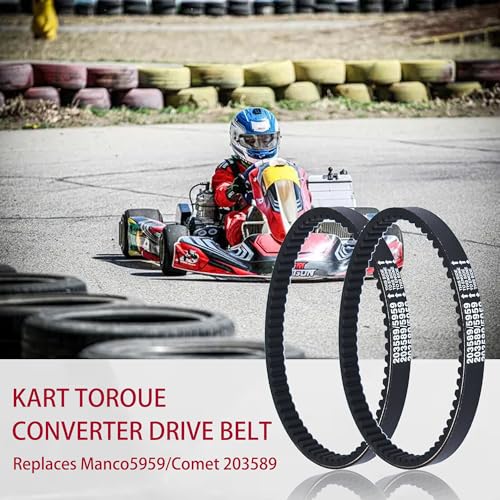 Image of 3PCS 30 Series Go Kart Drive Belt Replaces Manco 5959 / Comet 203589 Durable Trorque Converter Belt