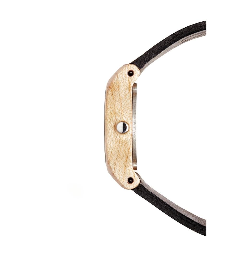 Kerbholz Damen-Armbanduhr Adelheid Analog Quarz Leder 0612524230933