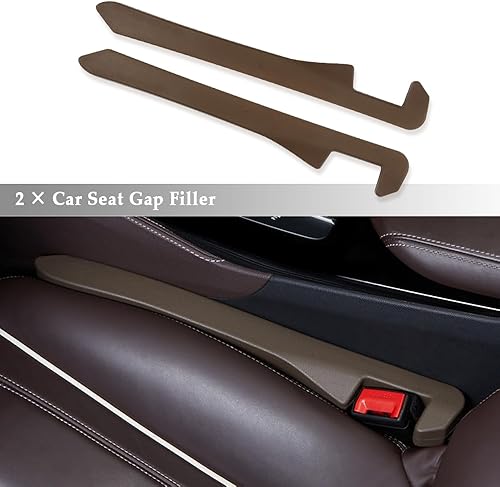 Miniatura 45 de 2 piezas de relleno de espacio para asiento de automóvil, organizador de espacio para guardar el teléfono, llaves, bolso, relleno universal