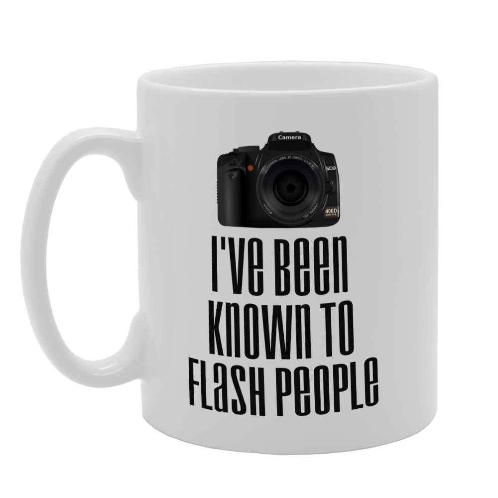 Coralgraph Inc Men's White Mg3247 I've Been Known To Flash People Novelty Gift Printed Tea Coffee Ceramic Mug