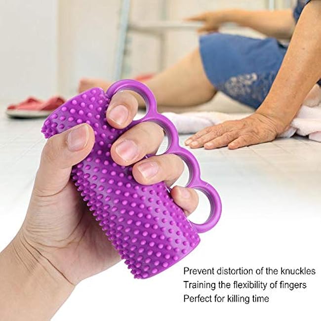 GONDMAX Finger Exerciser, Hand Grip Strengthener, Purple, Medium Tension, Polyurethane, Hand Exerciser