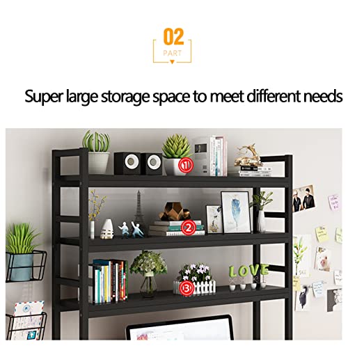 Archivador para el hogar de hierro forjado de 3 niveles estilo industrial 5