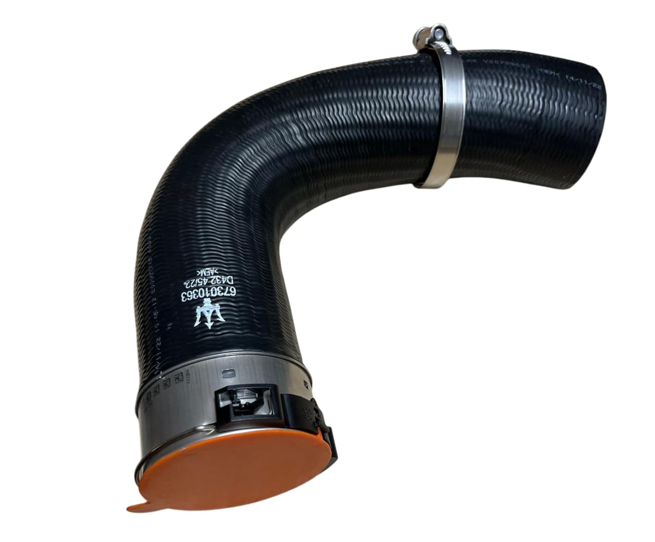 GuusCar Turbo Charge Tubo dell'aria per Maserati Ghibli III 3.0 Diesel, ricambio per tubo di ingresso intercooler, 670105708 670004151 673010363