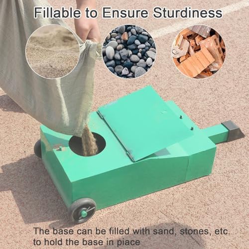 Volleyball/Badminton Poles with Net for Adult & Youth, Volleyball/Badminton Stand with Stable Base, Indoor & Outdoor Use,Blue-withnet