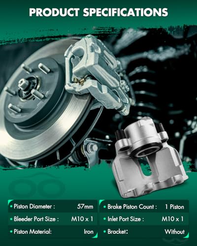 Image of SCITOO 19-1816 Front Left /Right Disc Brake Caliper Without Bracket | Fit For Audi,For Volkswagen Models - For A4 1996-2006,For A4 Quattro 1996-2006,For A6 1998-2004,For A6 Quattro 1998-2004 1PC