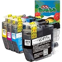Amazon.co.jp: ブラザー用 LC411 4色セット LC411-4PK DCP-J1800N DCP