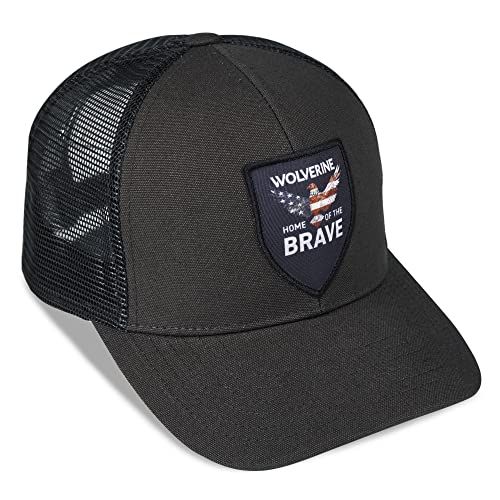 Image of Wolverine Trucker Hat | Mesh Back | Snapback | Adjustable | Rugged | Durable | Workwear