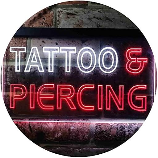 ADVPRO Tattoo Piercing Shop Illuminated Dual Color LED Enseigne Lumineuse Neon Sign Blanc et Rouge 300 x 210mm st6s32-i0482-wr | Ya disponible en tu tienda friki favorita! En mundofriki.es! ADVPRO Tattoo Piercing Shop Illuminated Dual Color LED Enseigne Lumineuse Neon Sign Blanc et Rouge 300 x 210mm st6s32-i0482-wr | Ya disponible en tu tienda friki favorita! En mundofriki.es!