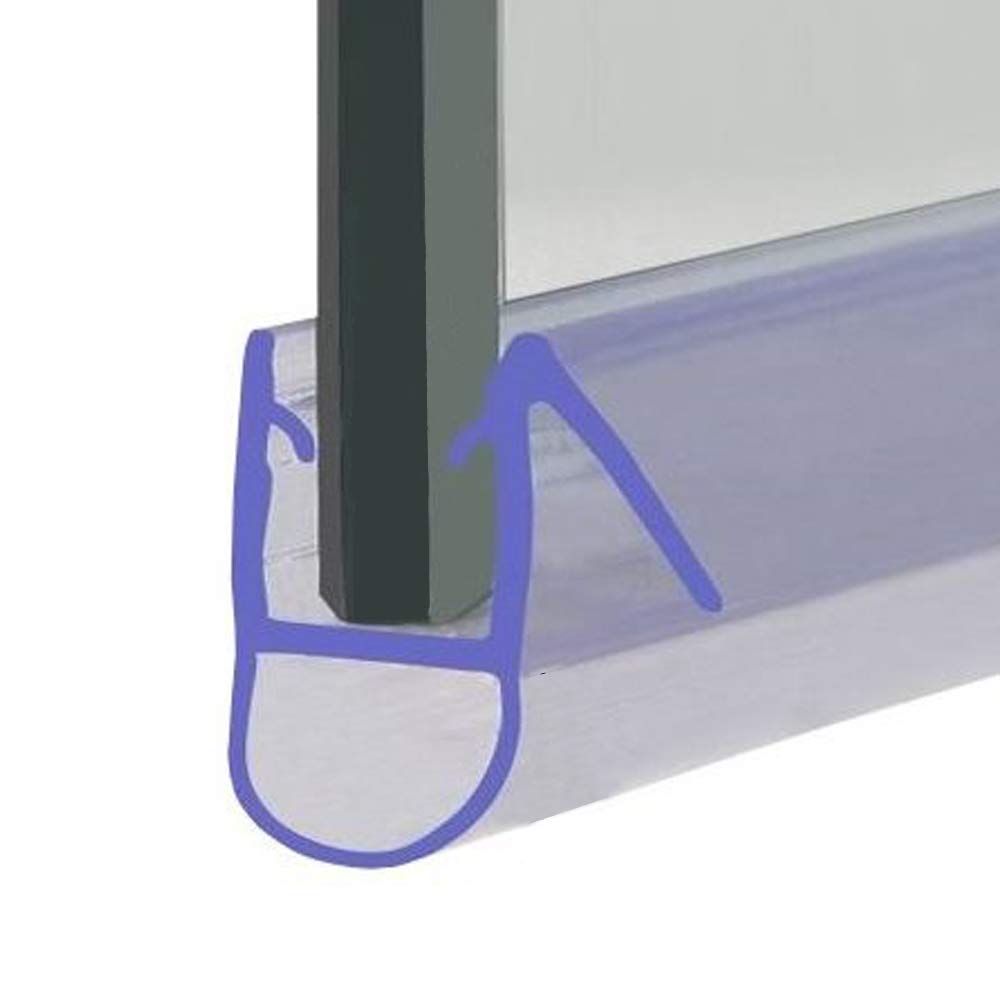 B&Q -  Shower Seal For Screens Doors Or PanelsFits 45 Or 6mm GlassBubble Seals Gaps Up To 7mm900mm LengthSeal011
