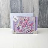 n54 tuning box  Glückwunschkarte, Grußkarte, Geburtstag, Elfe, rosa Din A5, N54, 15 x 21cm