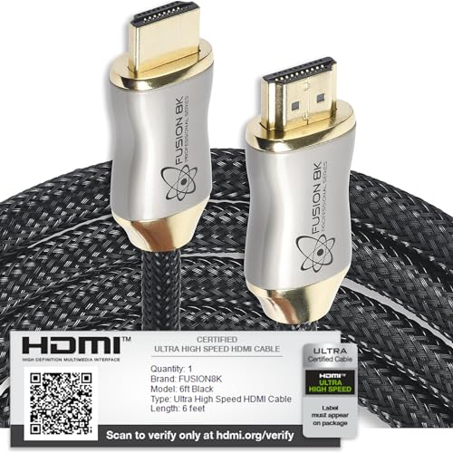 Fusion8K ML-0327-017 Hdmi 2.1 Certified Cable Supports 10K 8K @60Hz And 4K @120Hz Compatible thumb #1