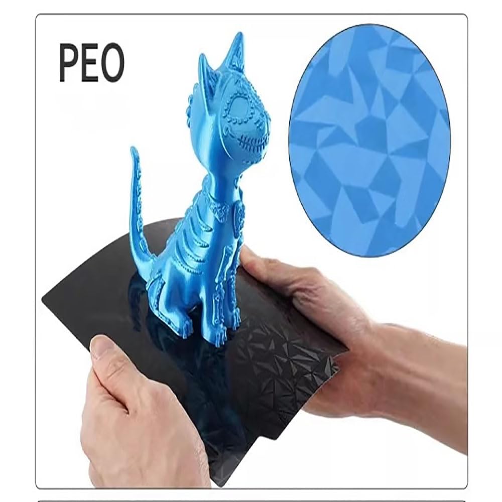 1 x PEI-Federstahl für Bambu Lab H2C 3D-Druckerbett, magnetisch, PEI/PEO/PEY, doppelseitige Druckplatte (PET + PEO)