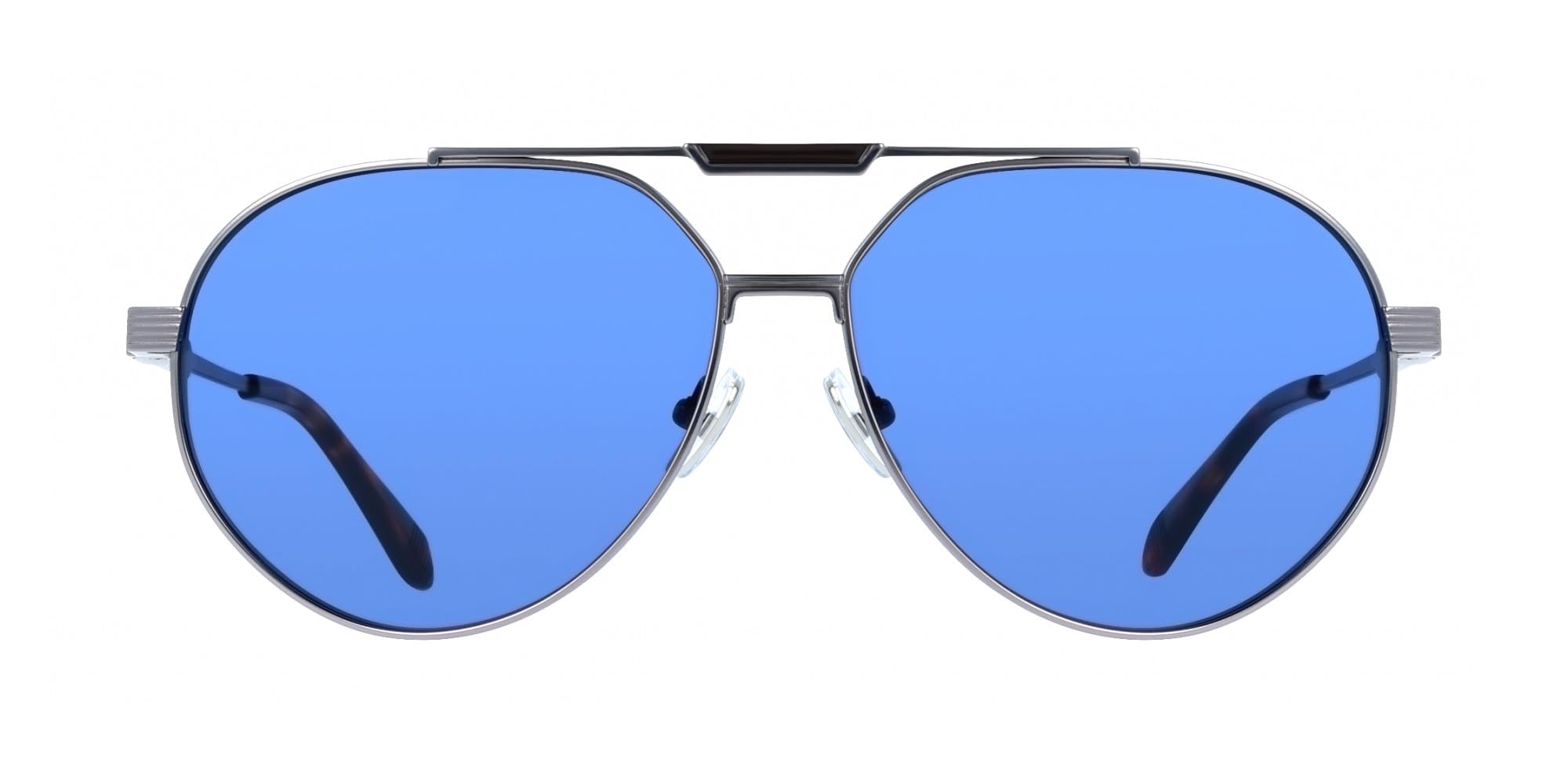 GAFAS FERRAGAMO SF327S - C: MATTE LIGHT RUTHENIUM Eye Size: 62 Bridge: 14 Cura della persona e salute