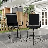 Usage polyvalent intérieur/extensionérieur : ces fauteuils de bar s’adaptent aux patios, balcons, jardins et vérandas, ajoutant style et fonctionnalité à votre espace de vie.