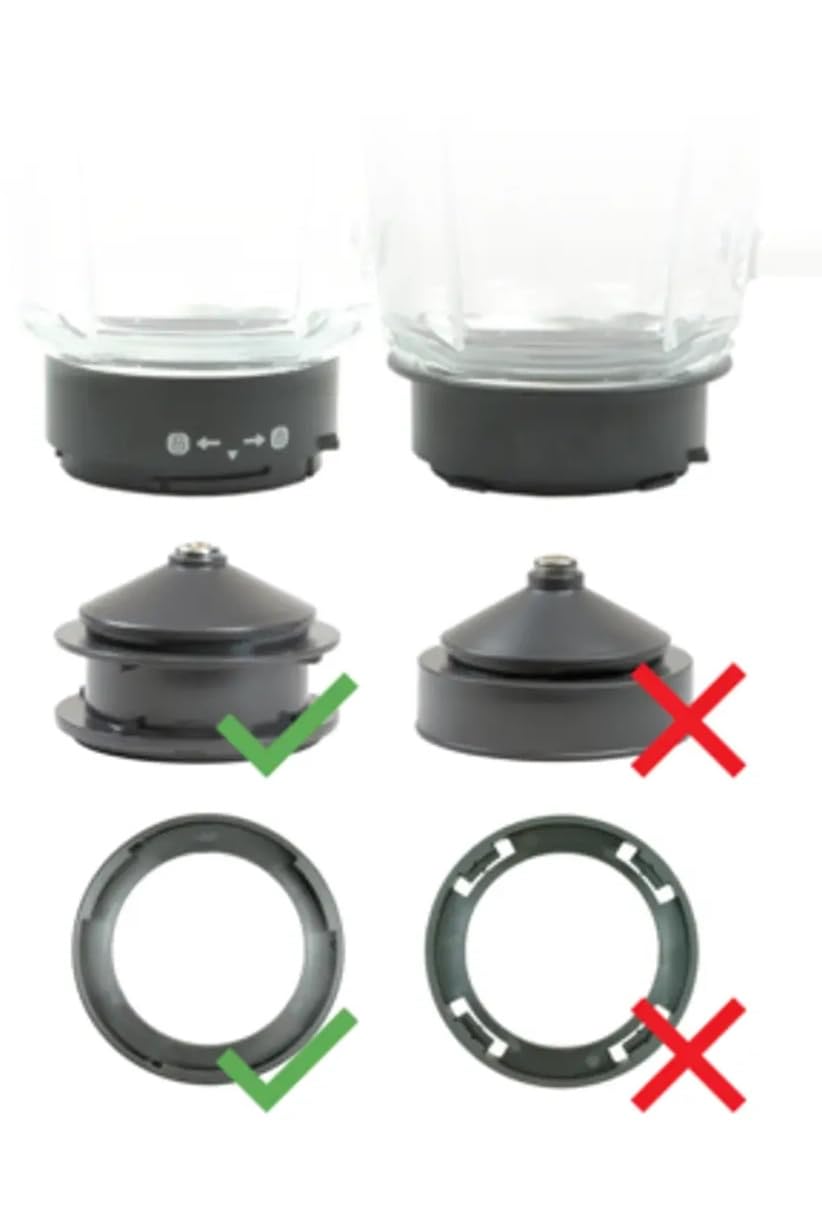 Moulinex / Tefal Virole Bague Fixation Bol Verre PerfectMix+ LM811 LM815 BL811 - Pièce D'Origine