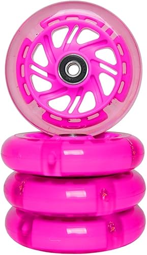 FREEDARE Scooter Wheels 3.937 in con rodamientos Scooter Ruedas de repuesto 3.937 in Kick Scooter Ruedas Set