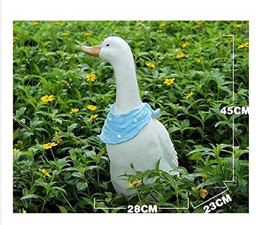 Figurines canards décoration jardin résine ornement oie simulation - 2