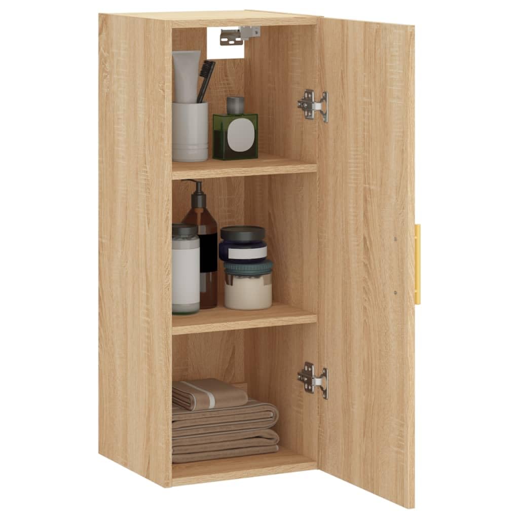 Genérico Armario de Pared Roble Sonoma 34,5x34x90 cm,Mobiliario,Armarios y Almacenamiento,Aparadores,828847