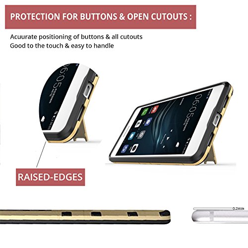 Image of Heartly Bumper for Huawei Honor v8 (TPU Champagne Silver)