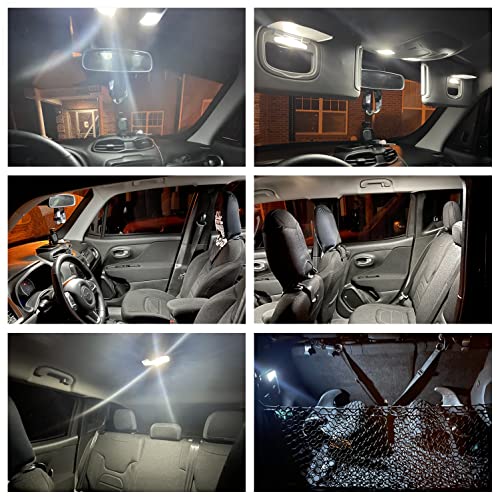 Kit de 17 Lámparas LED blancas interiores para Dodge Durango miniatura 6