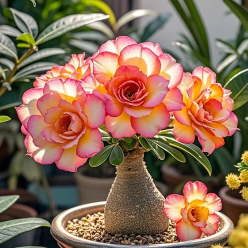 Bulbi di rosa del deserto, rosa del deserto mista, bulbi selezionati, colori rari, facili da coltivare, bassa manutenzione-1Bulbi-A Bulbi di rosa del deserto, rosa del deserto mista, bulbi selezionati, colori rari, facili da coltivare, bassa manutenzione-1Bulbi-A