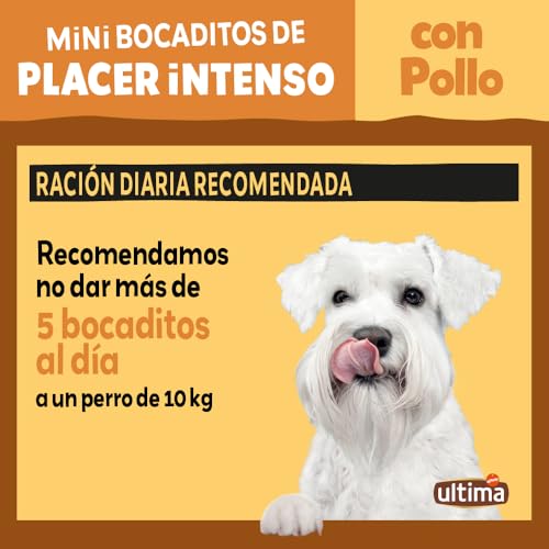 Ultima Snacks para Perros Mini/Pequeños Bocaditos Intensos con Pollo 40g - imagen 5