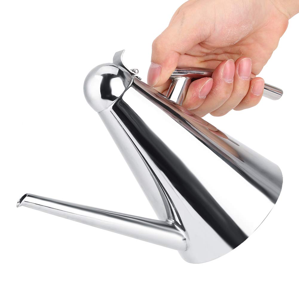 Dispenser per olio d'oliva, in acciaio inox, da 500 ml, versatile per conservare olio, aceto e salse, accessorio essenziale da cucina per cucinare a casa e chef gourmet