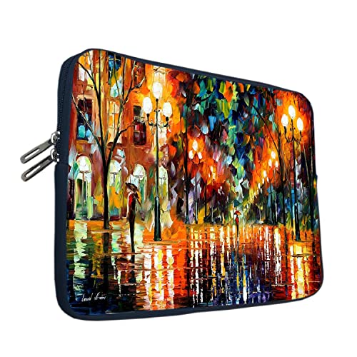 Image of TheSkinMantra Chain Laptop Sleeve Bag Compatible with Laptop /Macbooks /Chrombook /Notebook /Zbook (13.3 Inch (Chain), Colorful Street)