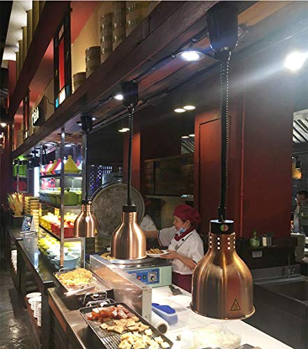 Aquecedor de comida buffet, lâmpada de calor de comida lâmpada de preservação de calor para casa de