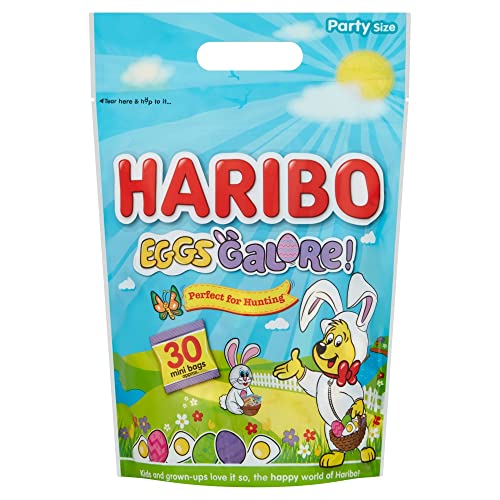 Haribo Eggs Galore Pouch 1x Mini Bags Multipack Egg Hunt 480 g Multi_Color