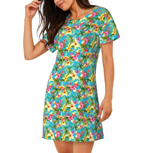 Robe de nuit d'été anti-chaleur fluide et décontractée - 2