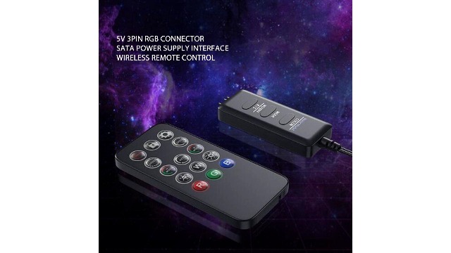 ARGB Controller afstandsbediening voor ARGB-splitter,QIQIAZI SATA-power