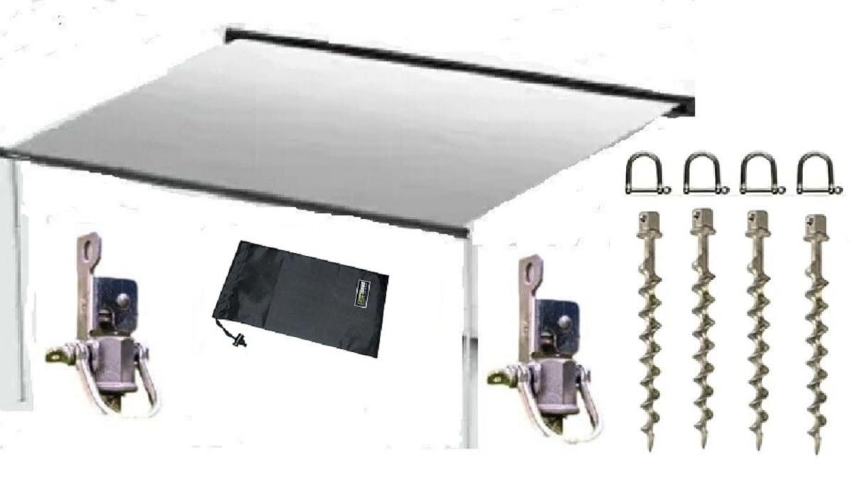 4 SCHRAUBHERINGE Aluminium mit ÜBERKOPF Holly 28 mm Ø EDELSTAHLSCHÄKEL im Beutel