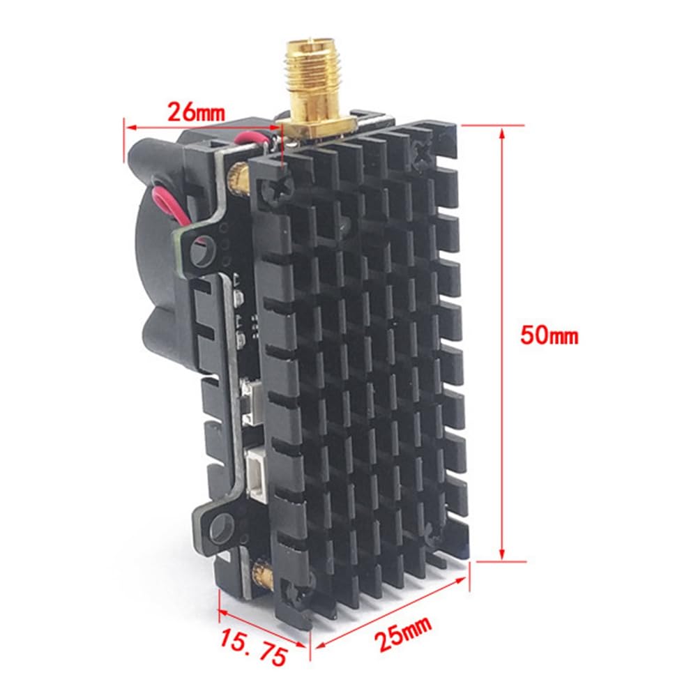 Trasmettitore FPV VTX da 5,8 GHz 2 W + Camma CMOS 1200TVL + Antenna FPV 2000 MW 48CH Trasmettitore Audio Video per Drone FPV A Lungo Raggio