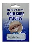 Healthpoint Cold Sore Patches, 15 Invisible Treatment Patches, Discreet Healing, Effective Protection Against Dirt, Bacteria And Viruses, Prevents Spread of Cold Sores, Improves Hygiene, Breathable