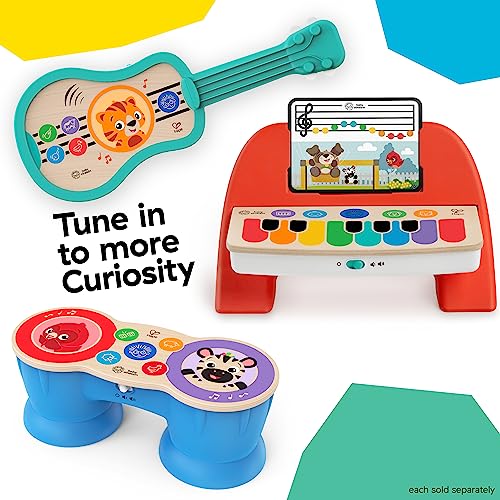 Image of Baby Einstein Sing & Strum Magic Touch Ukulele Wooden Musical Toy, Ages 6 Months+, Multicolored