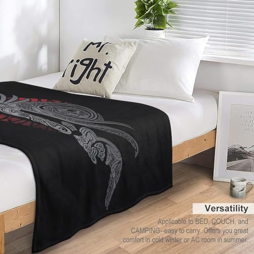 Manta vikinga Myth para tapar el sofá y abrigarse en el salón 7