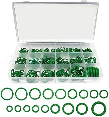 HUAZIZ Lot De 350 Joints Toriques Noirs En Caoutchouc Nitrile