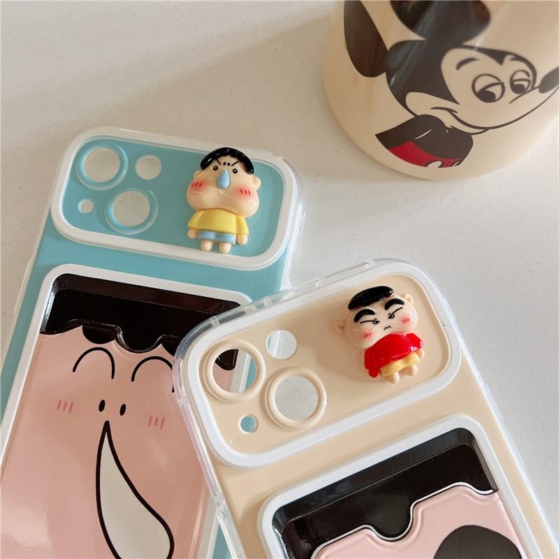 Amazon.co.jp: しんちゃん ボーちゃん 電話ケース iphone15/iphone14