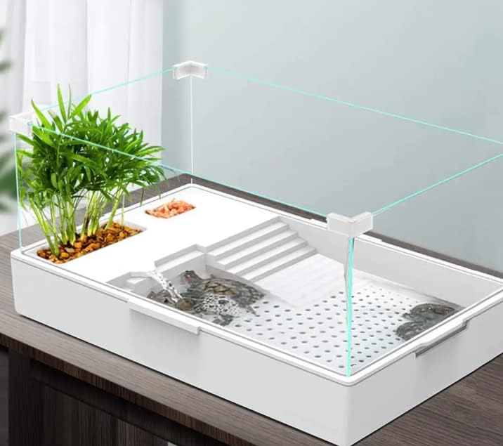 FERRISA Dog Turtle Tank Aquarium,Reptile Tank