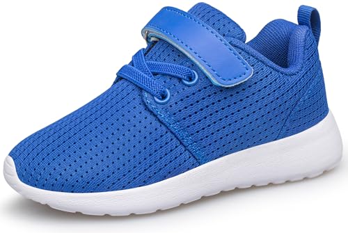 Image of TOEDNNQI Kids Shoes Toddler Boys Girls Lightweight Strap Sneakers | Breathable Casual Tennis Walking Comfortable Running School Non-Slip Little /Big Child