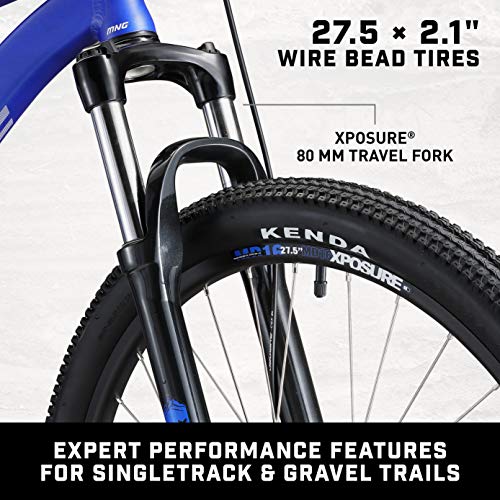 Image of Mongoose Switchback Comp Expert Sport Trail Mountain Bike for Adult Men Women, 16 /18 /21-Speed Options, 27.5-Inch Wheels, Disc Brakes, Aluminum Frames, Hardtail Bicycles
