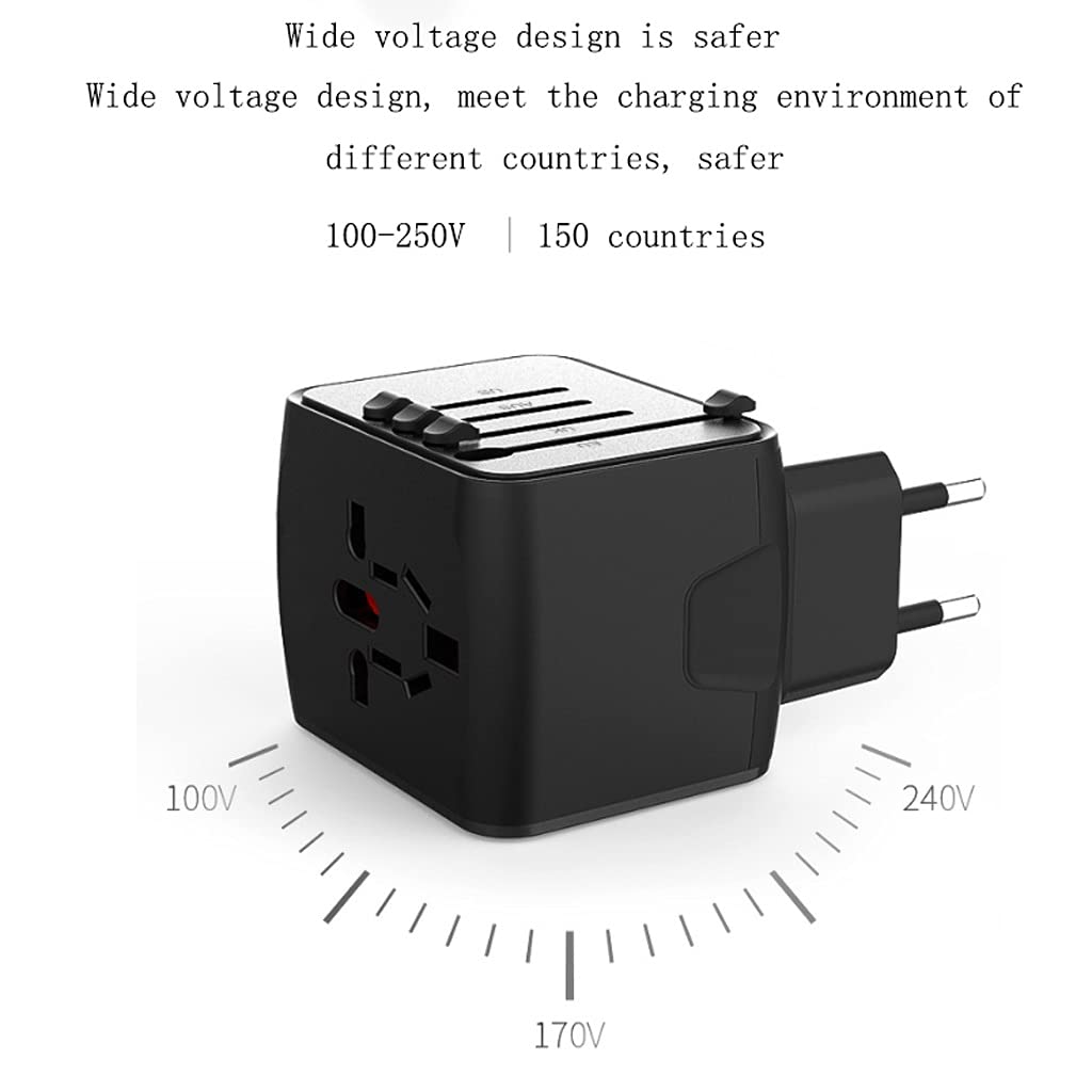 Gniazdo międzynarodowe przetwornice Worldwide Universal Adapte, Universal Travel Adapter Przenośne Podróże Międzynarodowe Ładowanie Gniazdo Konwersji adapter wtyczki zasilania