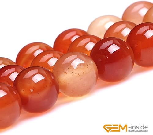 Miniatura 712 de GEM-Inside - Cuentas sueltas de piedra de lava negra natural de 0.315 in para hacer joyas, 15 pulgadas Cordierita de grado A