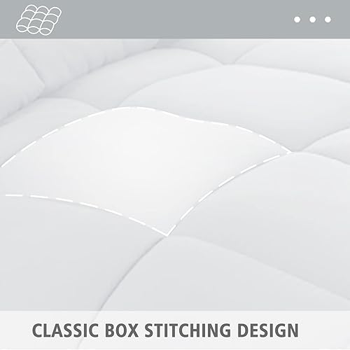 Miniatura 7 de JOLLYVOGUE Juego de edredón tamaño Queen color blancogris claro, juego de cama reversible en una bolsa para todas las estaciones, juego de cama de 3