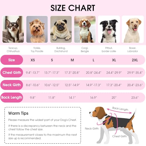 Image of Cold Weather Dog Coats Loft Reversible Winter Fleece Dog Vest Waterproof Pet Jacket Available in Extra Small, Small, Medium, Large Extra Large Sizes